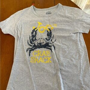 Mini Boden T shirt crab graphic size 9-10 youth